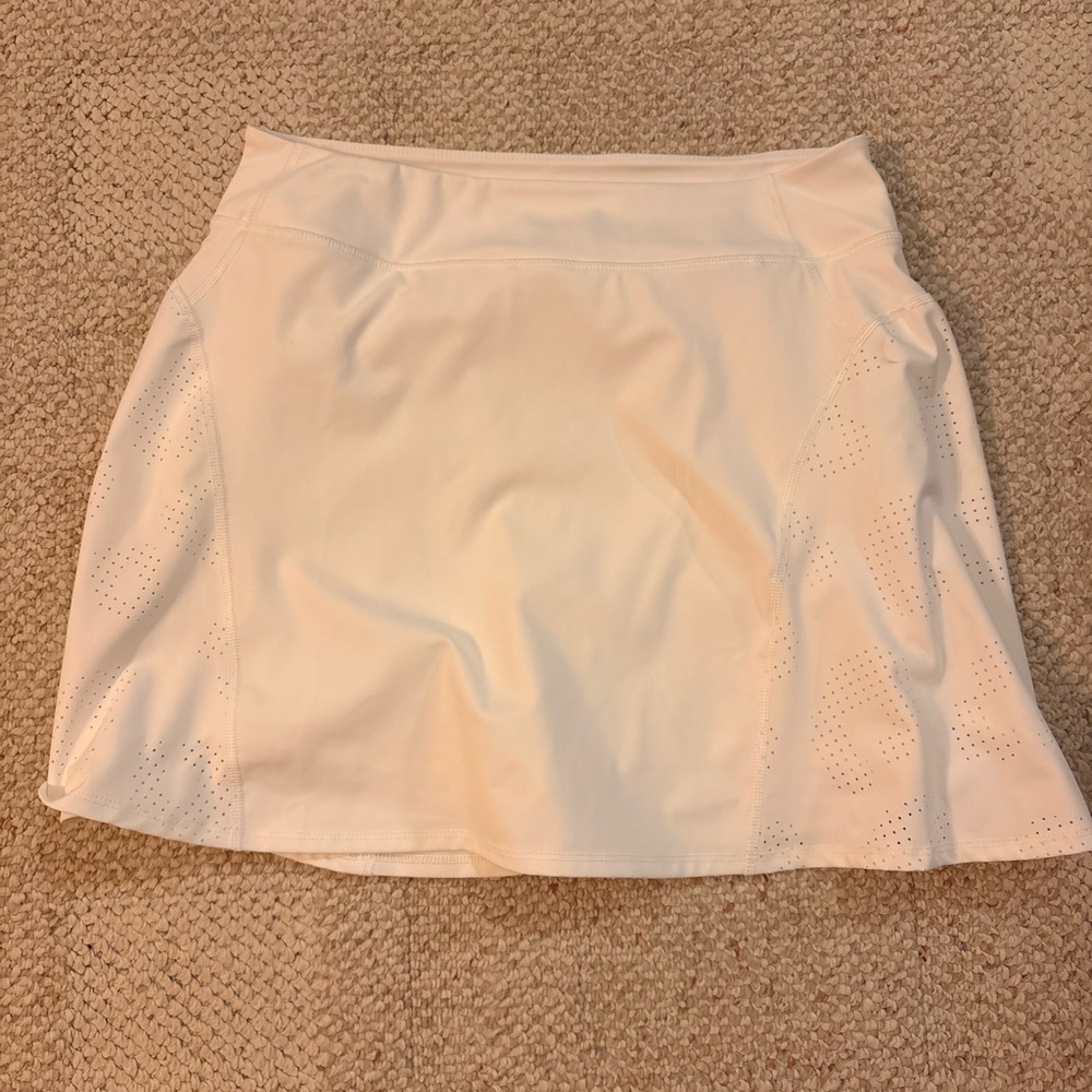 White Athletic Women's Skirt
